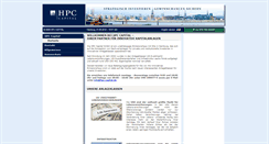 Desktop Screenshot of hpc-capital.de