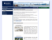 Tablet Screenshot of hpc-capital.de